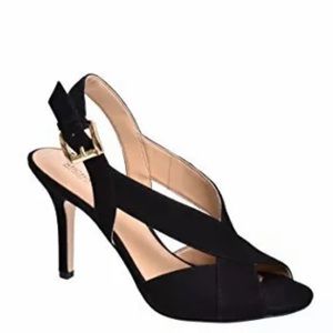 Michael Kors Becky Heels in black suede